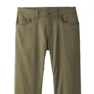 prAna Men's Brion Slim Fit
Stretch 5-Pocket Pants Green
36x32